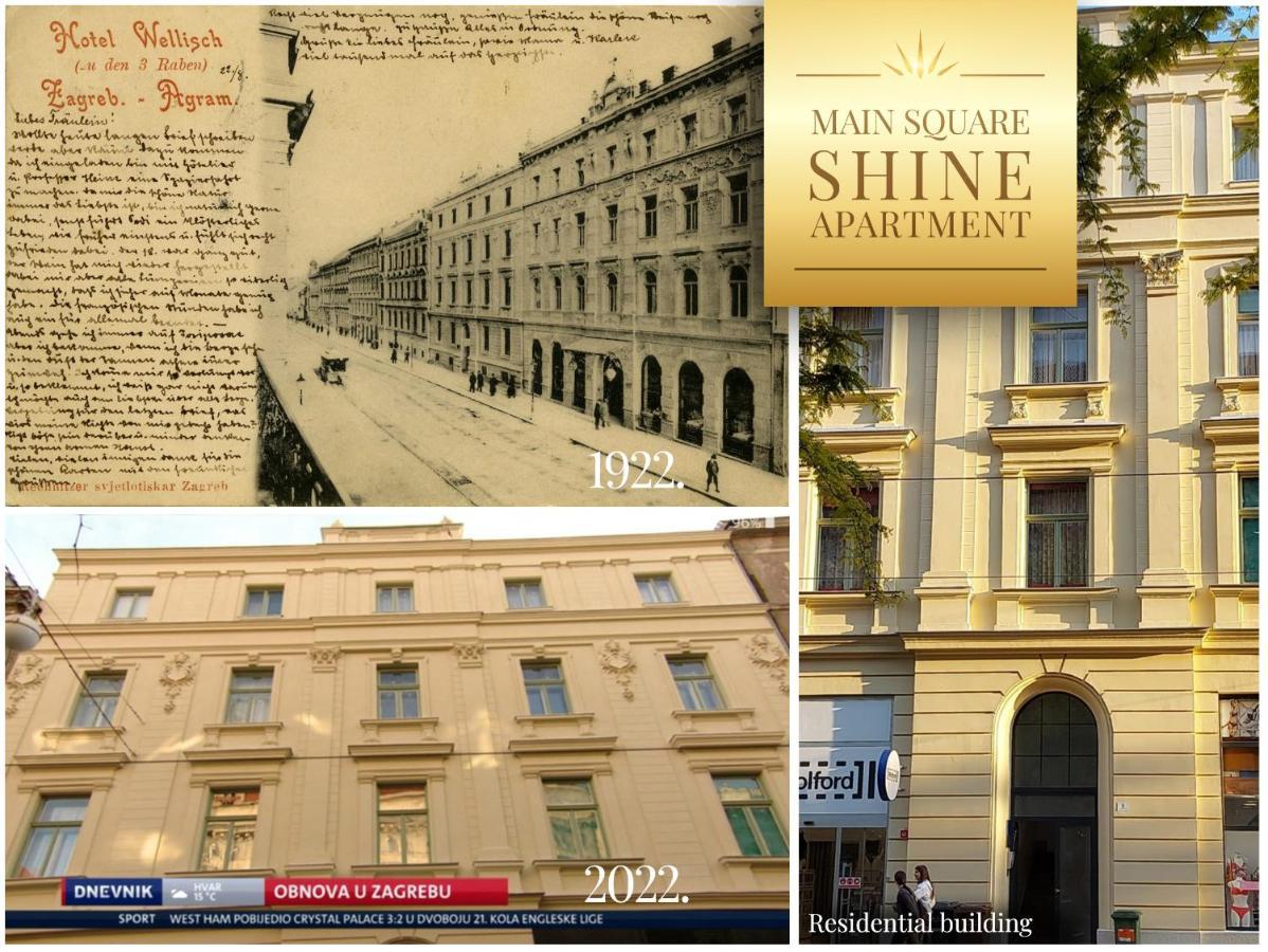 Luxurios And Historic Apartment "Shine" - Right On The Main Square Zagreb Exterior photo